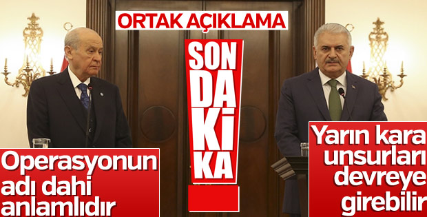 Binali Yıldırım-Devlet Bahçeli görüşmesi