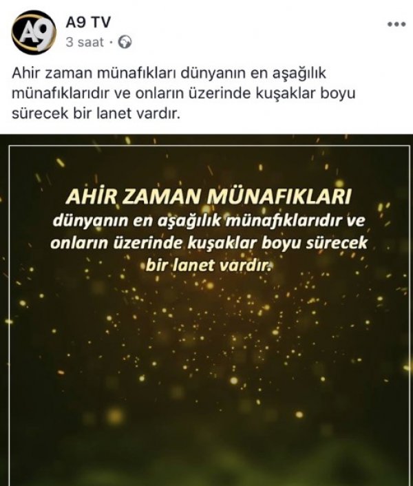 Adnan Oktar grubu lanet mesajları paylaşmaya başladı