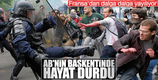 Fransa'dan sonra Belçika da karıştı