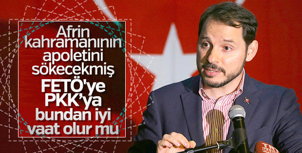 Bakan Albayrak: Millet komutanının apoletini söktürmez