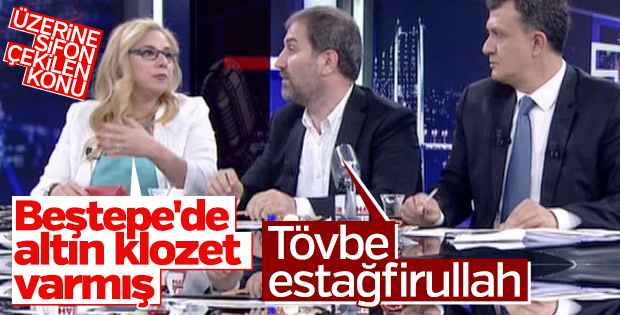 Canlı yayında Beştepe tartışması