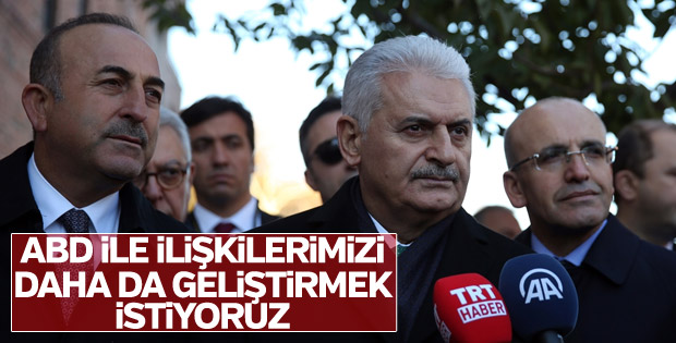 Başbakan Yıldırım'dan ABD'de açıklamalar