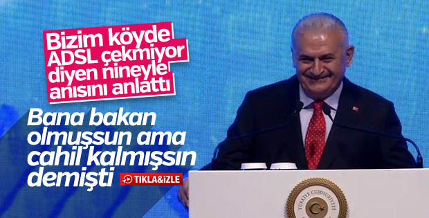 Başbakan Yıldırım'ın Erzincanlı nine ile anısı