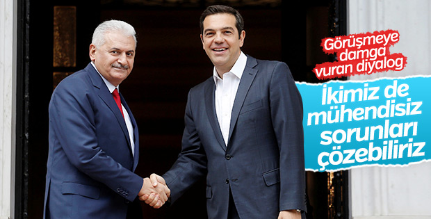 Başbakan Yıldırım ile Çipras arasında 'mühendis' diyaloğu