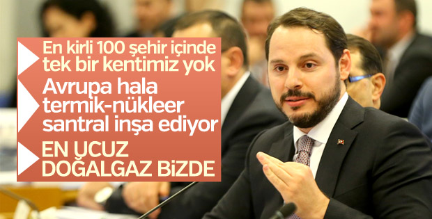 Bakan Albayrak: En ucuz doğalgaz Türkiye'de