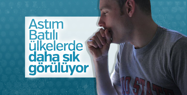 Astım Batılı ülkelerde daha sık görülüyor
