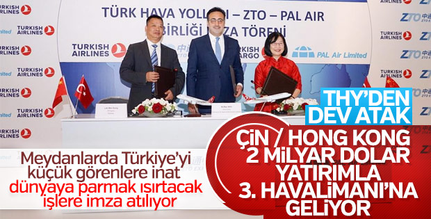 THY'den Çinli ZTO ile dev anlaşma