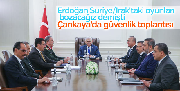 Çankaya Köşkü'nde güvenlik toplantısı
