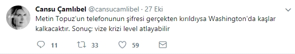 ABD'nin istediği olmadı, Cansu Çamlıbel rahatsız