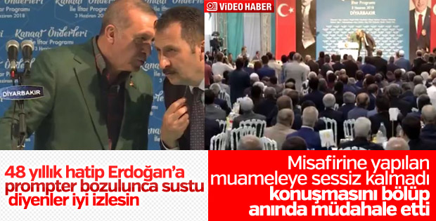 Cumhurbaşkanı'nın 'prompter kazası' olayının aslı