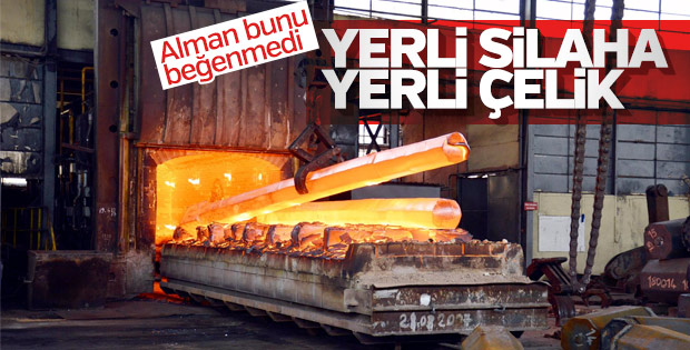 Savunma sanayisine yerli çelik