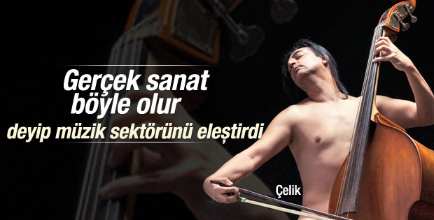 Şarkıcı Çelik çıplak poz verdi