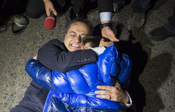 Gökmen Ulu'nun oğlu Efe'yle buluşması duygulandırdı