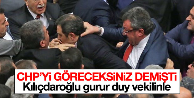 CHP'li vekiller AK Partili vekilleri darp etti