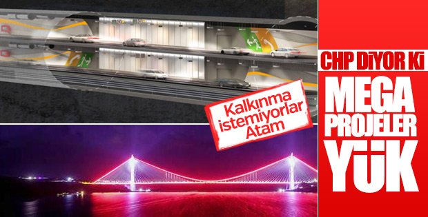CHP Türkiye'nin mega projelerine karşı