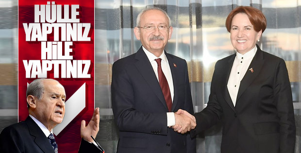 Devlet Bahçeli CHP-İYİ Parti ittifakını değerlendirdi