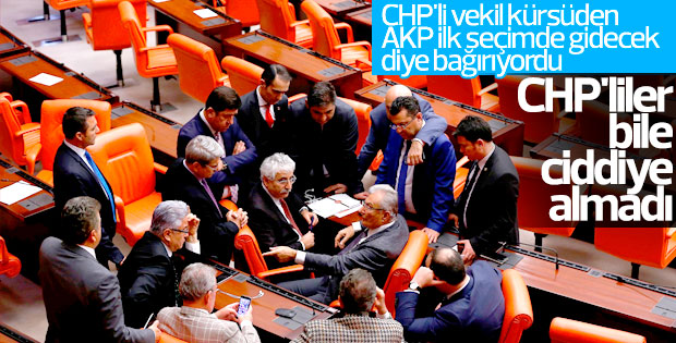 CHP'li vekilden CHP'lilerin ilgisini çekmeyen konuşma