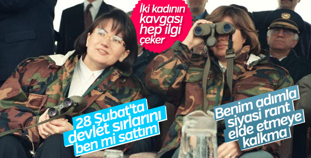 Meral Akşener-Tansu Çiller kavgası