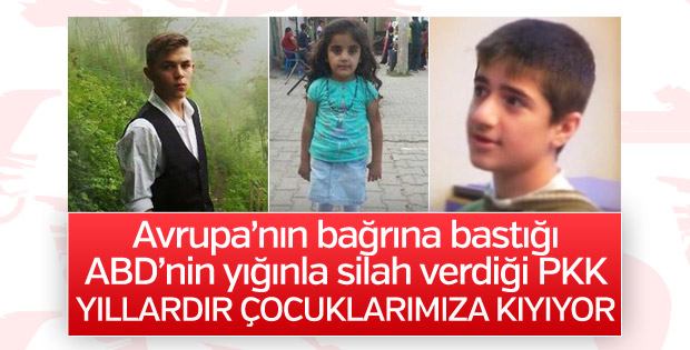 Terör örgütü PKK'nın çocuk kurbanları