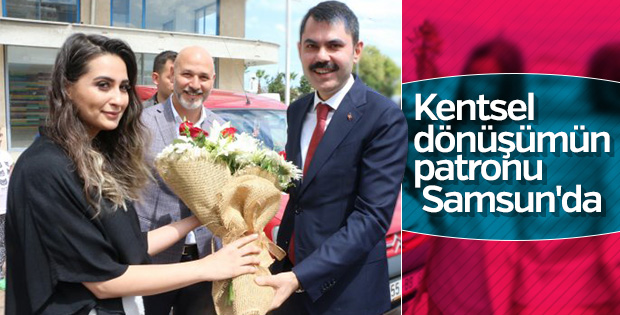 Bakan Kurum Samsun'daki kentsel dönüşümü inceledi