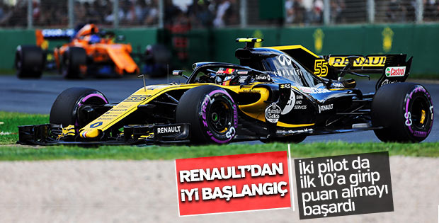 Renault Formula 1 sezonunu puanlarla açtı