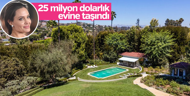 Angelina Jolie Los Angeles'tan ev aldı