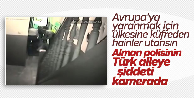 Almanya'da Türk ailesine polis şiddeti