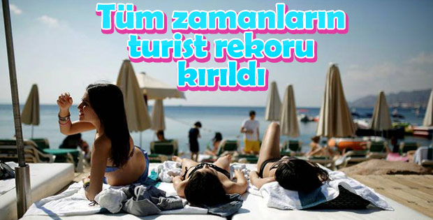 Türkiye turist sayısında rekor kırmaya devam ediyor