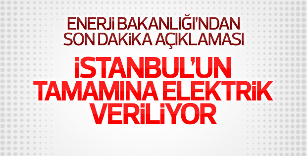 İstanbul'da elektrik kesintileri