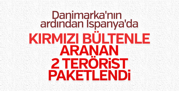 Kırmızı bültenle aranan 2 terörist yakalandı