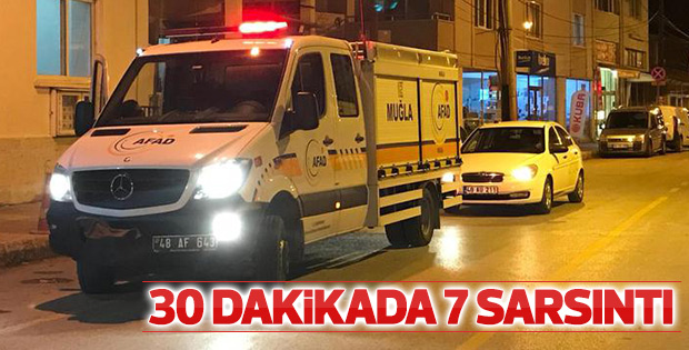 Muğla'da 5 büyüklüğünde deprem