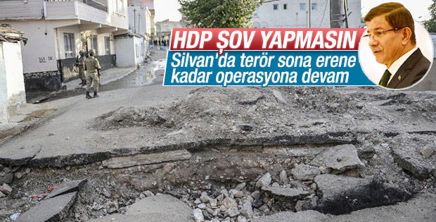 Davutoğlu'ndan Silvan açıklaması