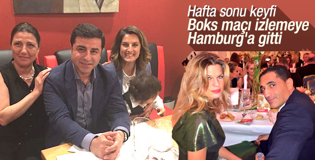 Demirtaş boks maçı izlemek için Almanya'ya gitti