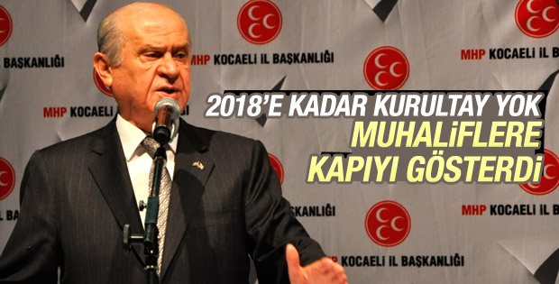 Devlet Bahçeli: MHP arınma mevsimine giriyor