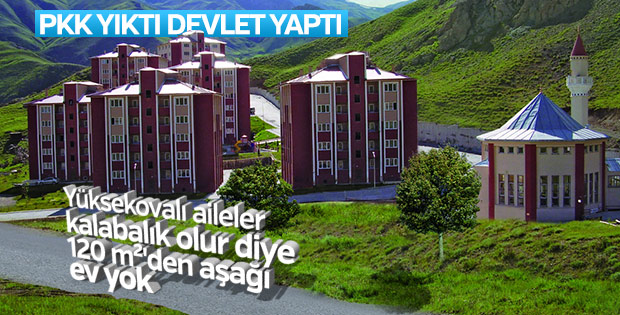 Terör mağdurları için yapılan projede sona doğru