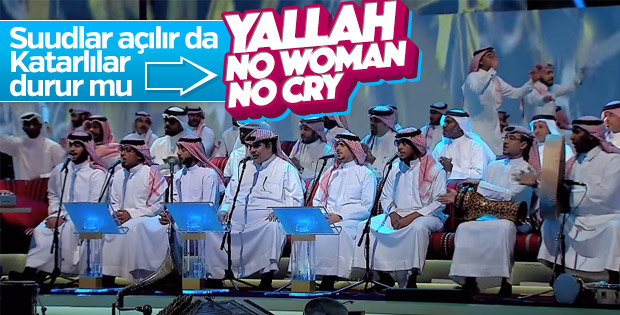 Katarlı sanatçıdan 'No Woman, No Cry' performansı