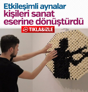 Daniel Rozin'den interaktif aynalar