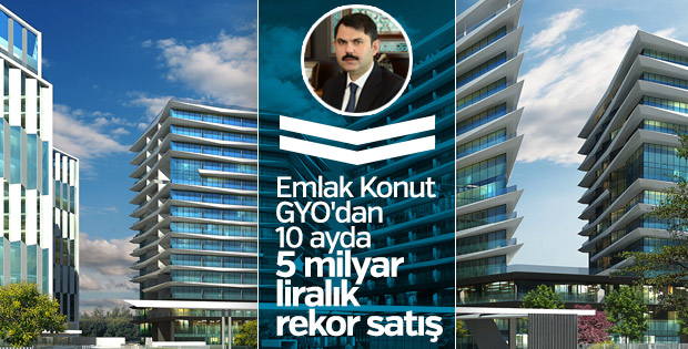 Emlak Konut GYO'dan rekor satış