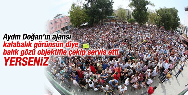 Ekmeleddin İhsanoğlu ilk kez Hatay'da miting yaptı