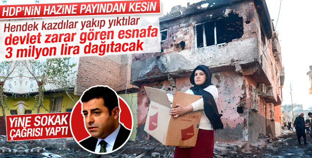 Terörden zarar gören esnaf için 3 milyon lira bütçe