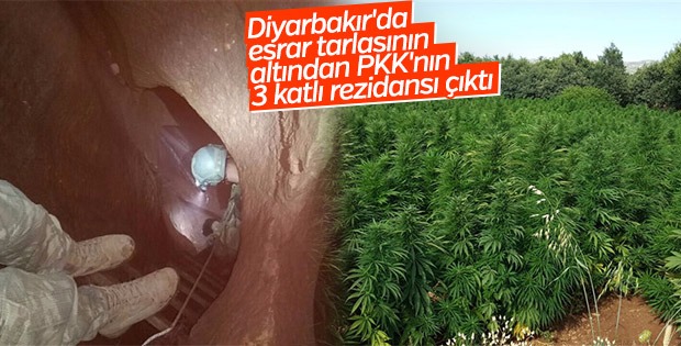 Diyarbakır'da 3 katlı sığınak ele geçirildi