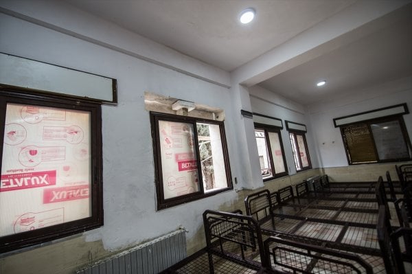 Azez'de teröristlerin bombaladığı hastane onarıldı