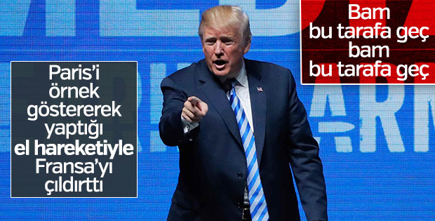 Fransa Trump'ın skandal hareketine sert çıktı