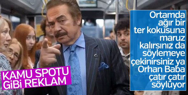 Orhan Gencebay'dan kamu spotu gibi reklam