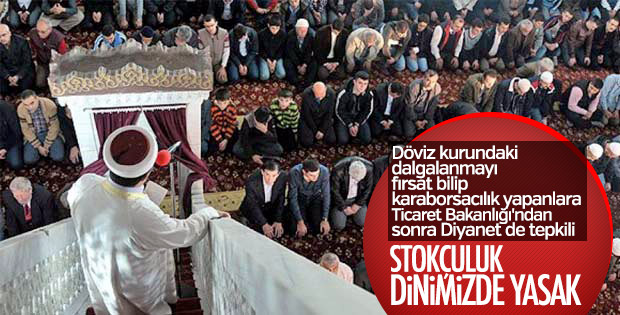 Kur dalgalanmalarını fırsat bilenlere diyanetten çağrı