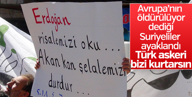 İdlib halkı Cumhurbaşkanı Erdoğan'a seslendi