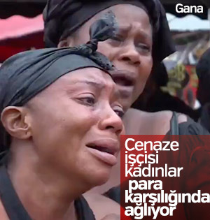 Gana'da para karşılığında cenazelerde ağlayan kadınlar