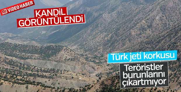 Kandil'i korku sardı