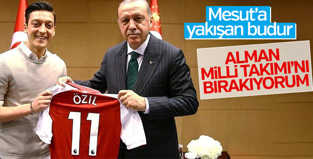 Mesut Ãzil, Almanya Milli TakÄ±mÄ±'nÄ± bÄ±raktÄ±