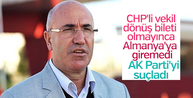Mahmut Tanal Almanya'ya zorla girdi